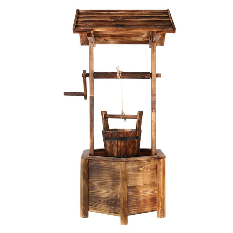 Home & Garden > DIY - Gardeon Wooden Wishing Well - Garden Yard