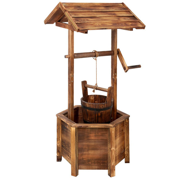 Home & Garden > DIY - Gardeon Wooden Wishing Well - Garden Yard