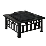 Home & Garden > Firepits - Fire Pit BBQ Table Grill Outdoor Garden Wood Burning Fireplace Stove - Garden Yard Aus