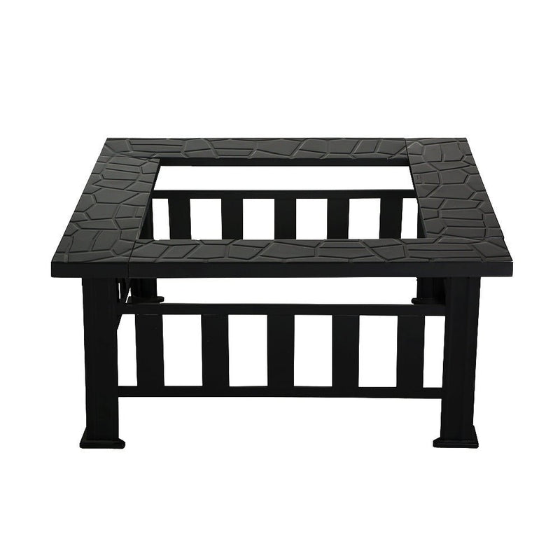 Home & Garden > Firepits - Fire Pit BBQ Table Grill Outdoor Garden Wood Burning Fireplace Stove - Garden Yard Aus