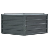 Home & Garden > Garden Beds - Green Fingers 2x Garden Bed 130x130x46cm Planter Box Raised Container Galvanised - Garden Yard