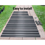 Home & Garden > Garden Beds - Green Fingers 2x Garden Bed 210x90cm Planter Box Raised Container Galvanised Herb - Garden Yard