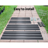 Home & Garden > Garden Beds - Green Fingers Garden Bed 210x90cm Planter Box Raised Container Galvanised Steel - Garden Yard