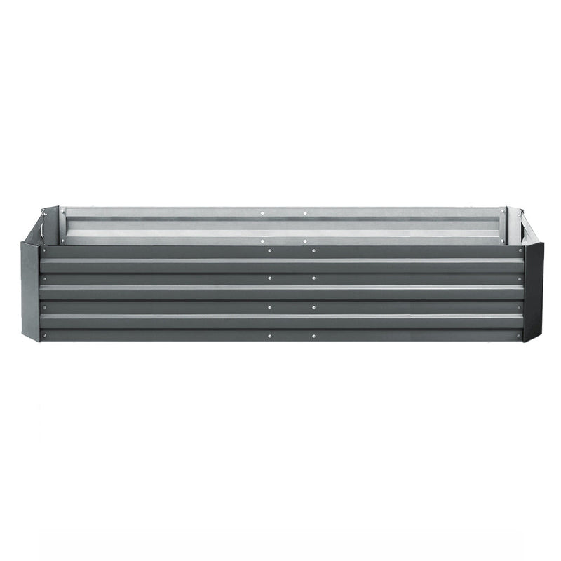 Home & Garden > Garden Beds - Green Fingers Garden Bed 210x90cm Planter Box Raised Container Galvanised Steel - Garden Yard