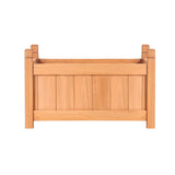 Home & Garden > Garden Beds - Green Fingers Garden Bed 60x30x33cm Wooden Planter Box Raised Container Growing - Garden Yard