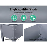 Home & Garden > Garden Beds - Green Fingers Garden Bed Elevated 100X80X30cm Planter Box Container Galvanised - Garden Yard