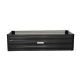 Home & Garden > Garden Beds - Wallaroo Garden Bed 120 x 60 x 30cm Galvanized Steel - Black - Garden Yard