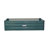 Home & Garden > Garden Beds - Wallaroo Garden Bed 120 x 60 x 30cm Galvanized Steel - Green - Garden Yard