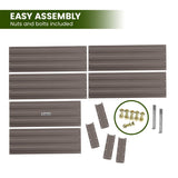 Home & Garden > Garden Beds - Wallaroo Garden Bed 150 x 90 x 30cm Galvanized Steel - Grey - Garden Yard