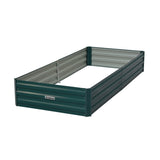 Home & Garden > Garden Beds - Wallaroo Garden Bed 210 x 90 x 30cm Galvanized Steel - Green - Garden Yard