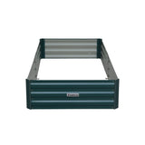 Home & Garden > Garden Beds - Wallaroo Garden Bed 210 x 90 x 30cm Galvanized Steel - Green - Garden Yard