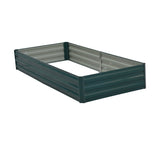 Home & Garden > Garden Beds - Wallaroo Garden Bed 210 x 90 x 30cm Galvanized Steel - Green - Garden Yard