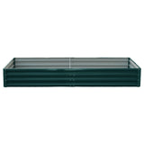 Home & Garden > Garden Beds - Wallaroo Garden Bed 240 x 120 x 30cm Galvanized Steel - Green - Garden Yard