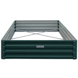 Home & Garden > Garden Beds - Wallaroo Garden Bed 240 x 120 x 30cm Galvanized Steel - Green - Garden Yard