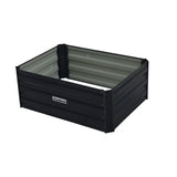 Home & Garden > Garden Beds - Wallaroo Garden Bed 80 x 60 x 30cm Galvanized Steel - Black - Garden Yard