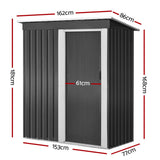Home & Garden > Garden Furniture - Giantz Garden Shed 1.64x0.86M Outdoor Storage Sheds Tool Workshop - Garden Yard