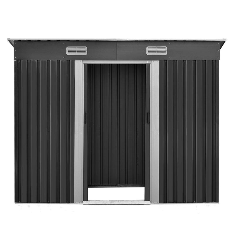 Home & Garden > Garden Furniture - Giantz Garden Shed 2.38x1.31M Outdoor Storage Sheds Tool Workshop - Garden Yard