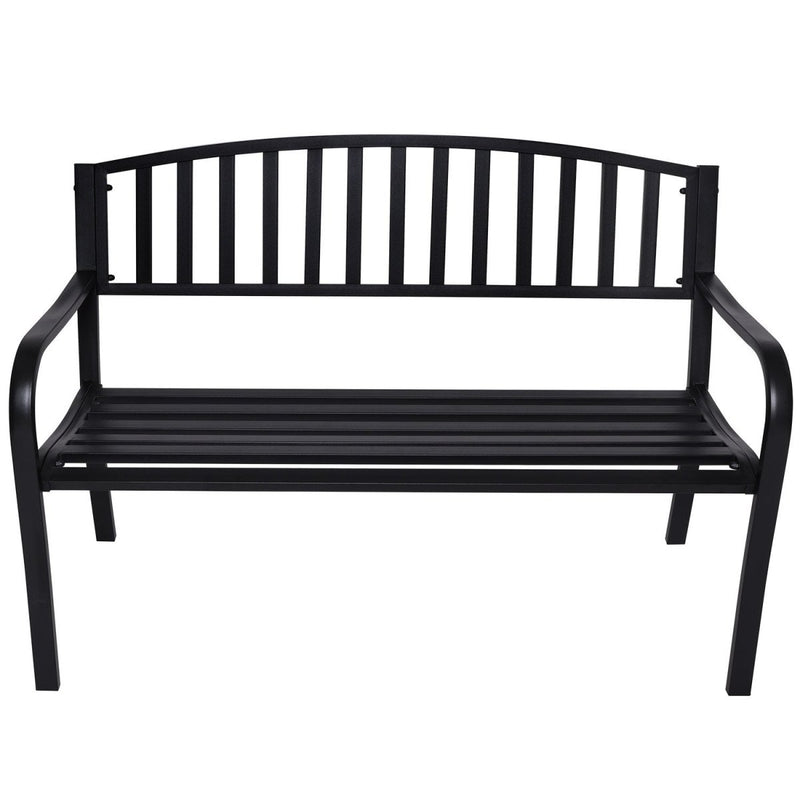 Home & Garden > Garden Furniture - Wallaroo Steel Outdoor Garden Bench - Classic - Garden Yard