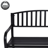 Home & Garden > Garden Furniture - Wallaroo Steel Outdoor Garden Bench - Classic - Garden Yard