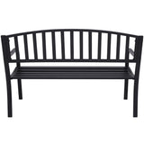 Home & Garden > Garden Furniture - Wallaroo Steel Outdoor Garden Bench - Classic - Garden Yard