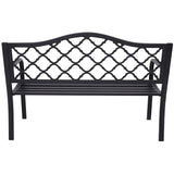 Home & Garden > Garden Furniture - Wallaroo Steel Outdoor Garden Bench - Elegant - Garden Yard