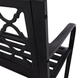 Home & Garden > Garden Furniture - Wallaroo Steel Outdoor Garden Bench - Elegant - Garden Yard