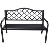 Home & Garden > Garden Furniture - Wallaroo Steel Outdoor Garden Bench - Elegant - Garden Yard
