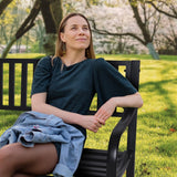 Home & Garden > Garden Furniture - Wallaroo Steel Outdoor Garden Bench - Modern - Garden Yard