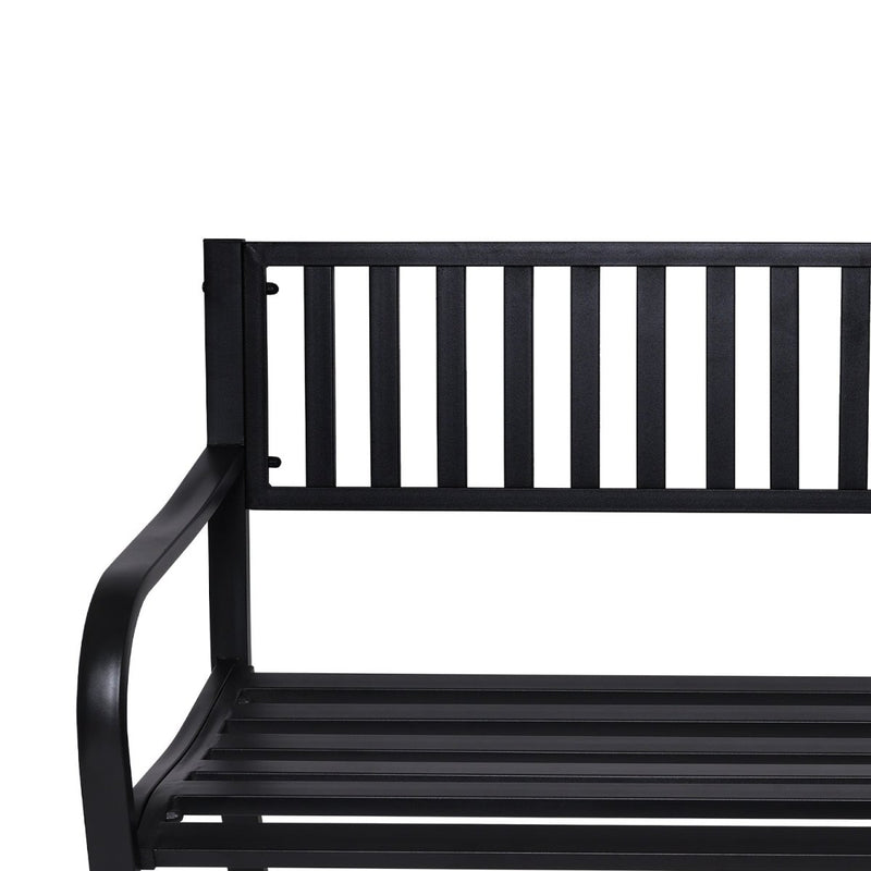 Home & Garden > Garden Furniture - Wallaroo Steel Outdoor Garden Bench - Modern - Garden Yard