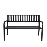Home & Garden > Garden Furniture - Wallaroo Steel Outdoor Garden Bench - Modern - Garden Yard
