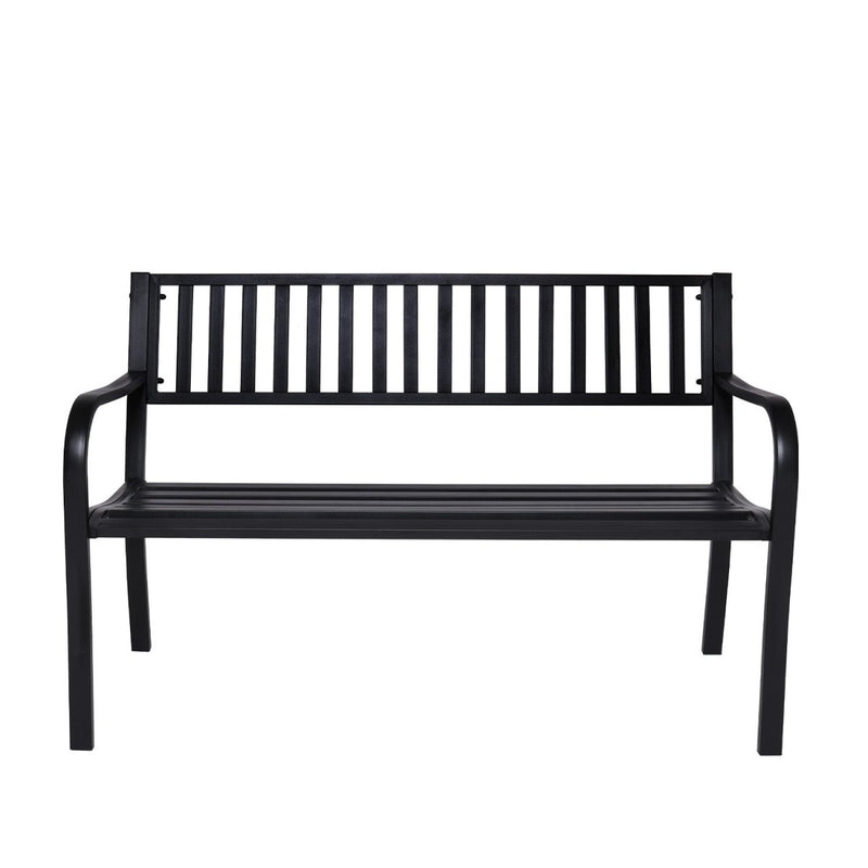 Home & Garden > Garden Furniture - Wallaroo Steel Outdoor Garden Bench - Modern - Garden Yard