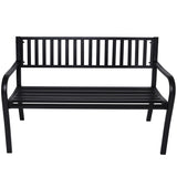 Home & Garden > Garden Furniture - Wallaroo Steel Outdoor Garden Bench - Modern - Garden Yard