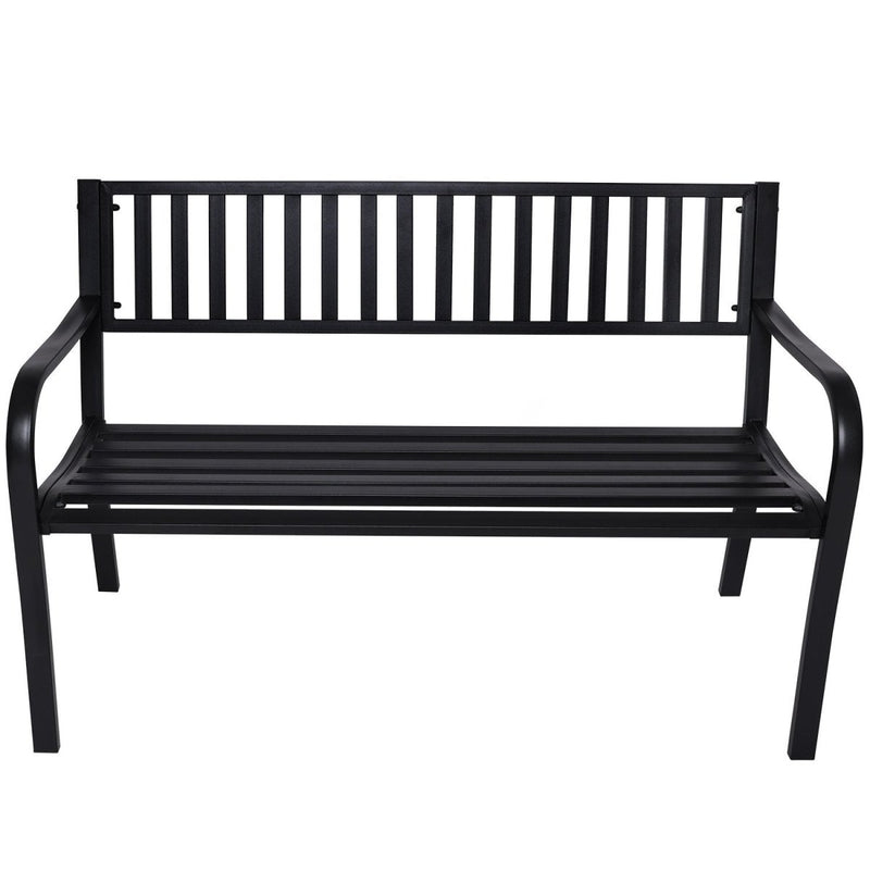 Home & Garden > Garden Furniture - Wallaroo Steel Outdoor Garden Bench - Modern - Garden Yard