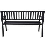 Home & Garden > Garden Furniture - Wallaroo Steel Outdoor Garden Bench - Modern - Garden Yard