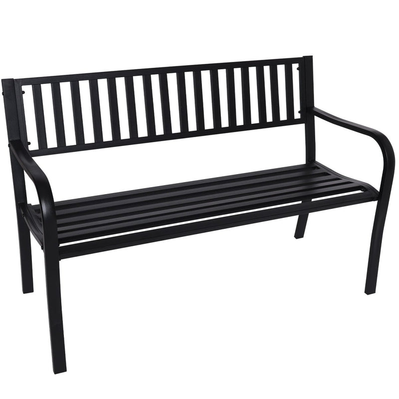 Home & Garden > Garden Furniture - Wallaroo Steel Outdoor Garden Bench - Modern - Garden Yard
