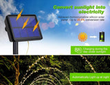 Home & Garden > Garden Lights - 200 Waterproof LED Solar Fairy Light Outdoor with 8 Lighting Modes for Home,Garden and Decoration - Garden Yard