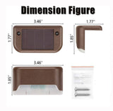 Home & Garden > Garden Lights - 4 Pack SolarPower Deck Lights Outdoor Step Lights Waterproof LED lights - Garden Yard