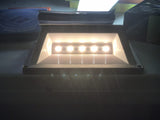 Home & Garden > Garden Lights - Solar Step Light – Warm White with Silver Case - Garden Yard