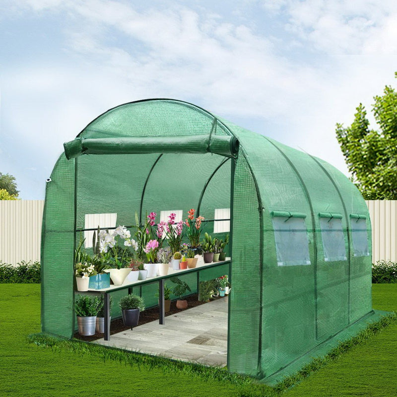 Home & Garden > Green Houses - Greenfingers Greenhouse Garden Shed Green House 3X2X2M Greenhouses Storage Lawn - Garden Yard