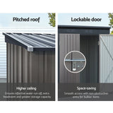 Home & Garden > Shading - Giantz Garden Shed Sheds Outdoor Storage 2.31x1.31M Tool Workshop Shelter - Garden Yard