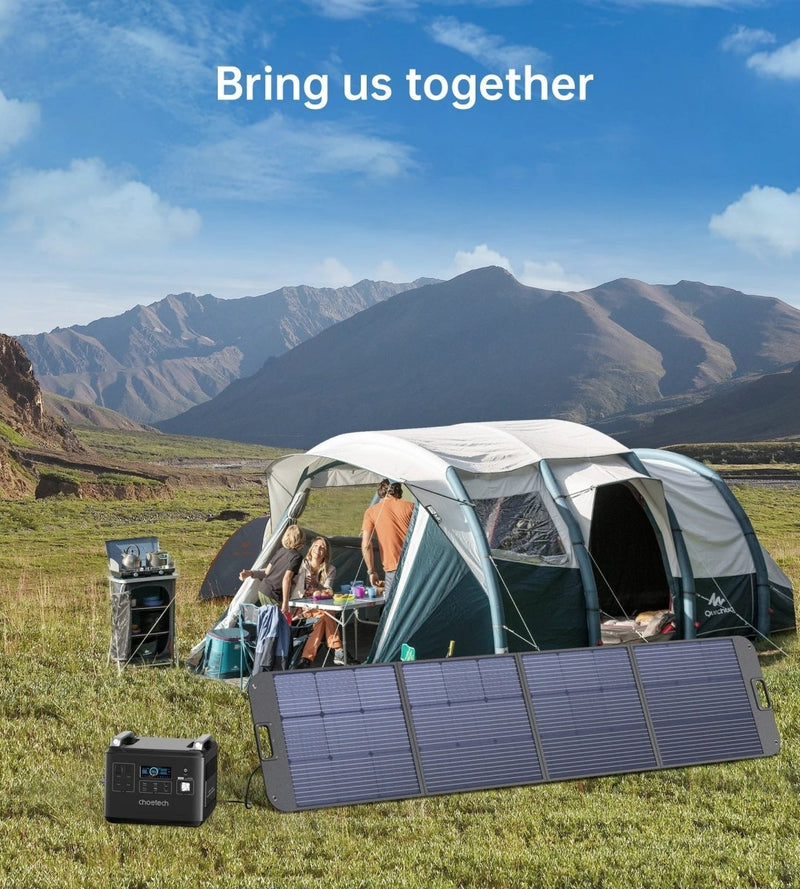 Home & Garden > Solar Panels - CHOETECH SC011 200W Foldable Solar Charger - Garden Yard