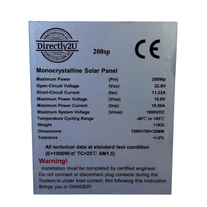 Home & Garden > Solar Panels - Solar Panel Monocryitsalline with Controller 18v 200w. Corrosion - Resistant Aluminium Frame Solar Generator Camping Outdoor Travel Boats Van - Garden Yard
