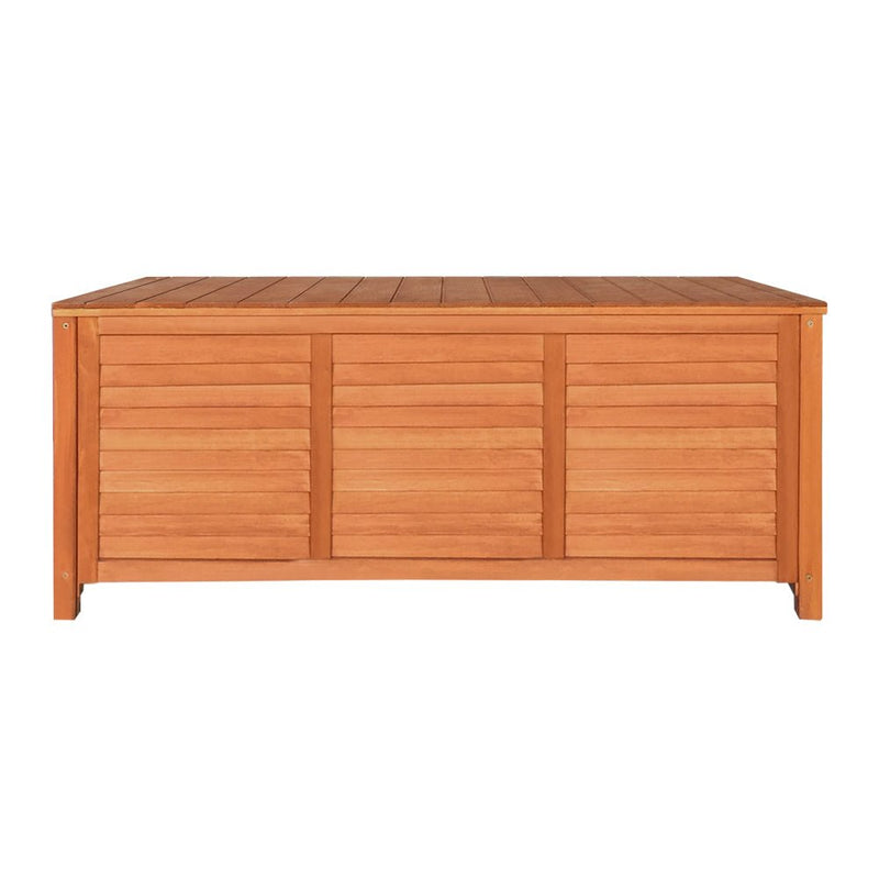 Home & Garden > Storage - Gardeon Outoor Fir Wooden Storage Bench - Garden Yard