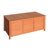 Home & Garden > Storage - Gardeon Outoor Fir Wooden Storage Bench - Garden Yard