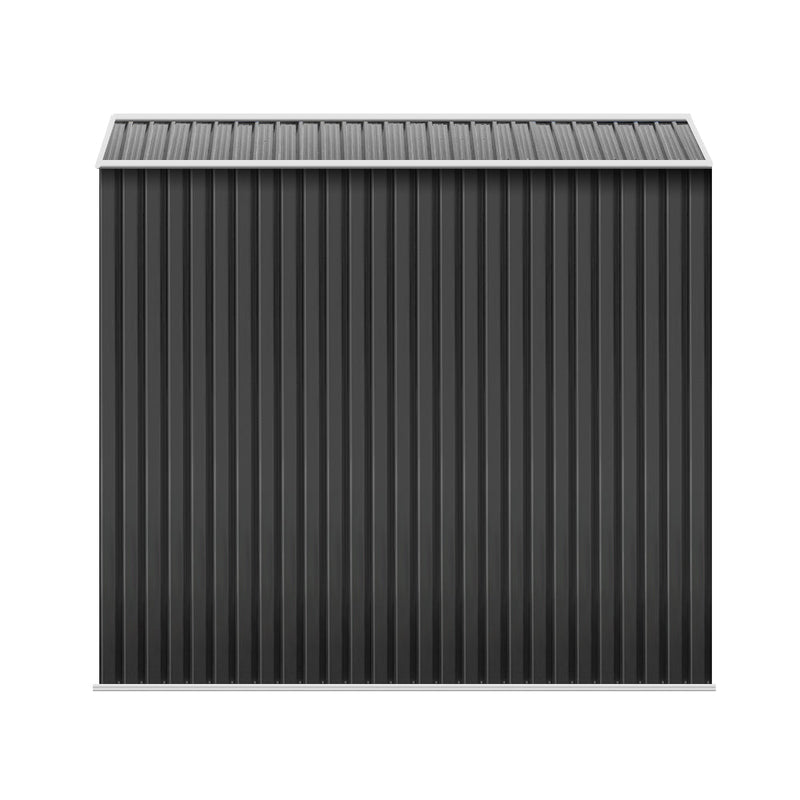 Home & Garden > Storage - Giantz Garden Shed Outdoor Storage Sheds 2.6x3.9x2M Workshop Metal Base Grey - Garden Yard