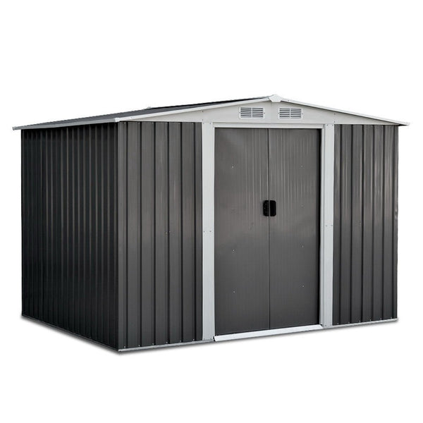 Home & Garden > Storage - Giantz Garden Shed Outdoor Storage Sheds Tool Workshop 2.58X2.07M - Garden Yard