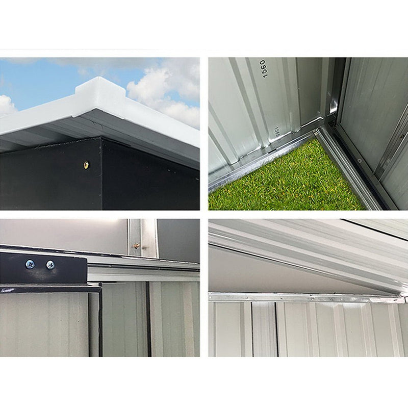 Home & Garden > Storage - Giantz Garden Shed Outdoor Storage Sheds Tool Workshop 2.58X2.07M - Garden Yard