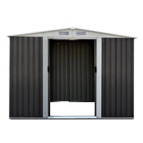 Home & Garden > Storage - Giantz Garden Shed Outdoor Storage Sheds Tool Workshop 2.58X2.07M - Garden Yard