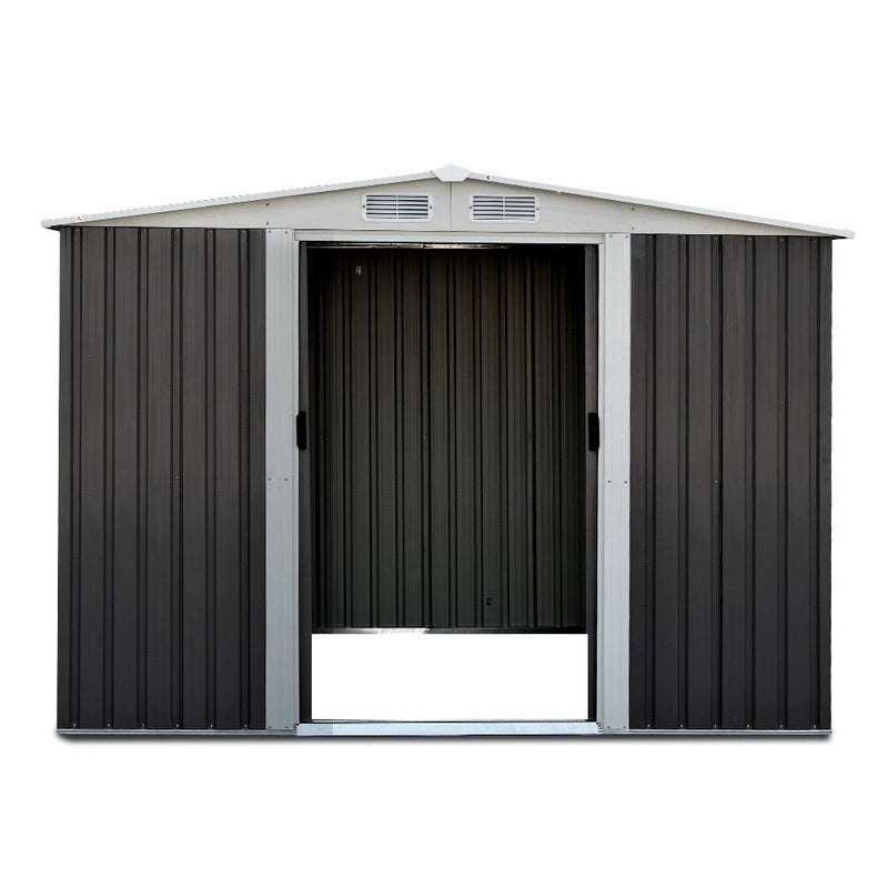 Home & Garden > Storage - Giantz Garden Shed Outdoor Storage Sheds Tool Workshop 2.58X2.07M - Garden Yard