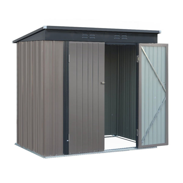 Home & Garden > Storage - Giantz Garden Shed Sheds Outdoor Storage 1.95x1.31M Steel Workshop House Tool - Garden Yard